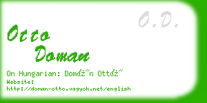 otto doman business card